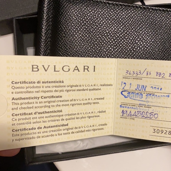 BVLGARI Black Wallet - Picture 3 of 4